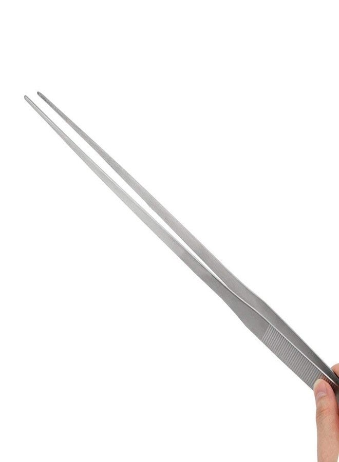 TED TABBIES® Tweezers for Aquarium, Universal Plant Shrimp Reef Tank Straight Aquarium Accessories Tweezer, 27cm (Straight Tweezer) - Image 2